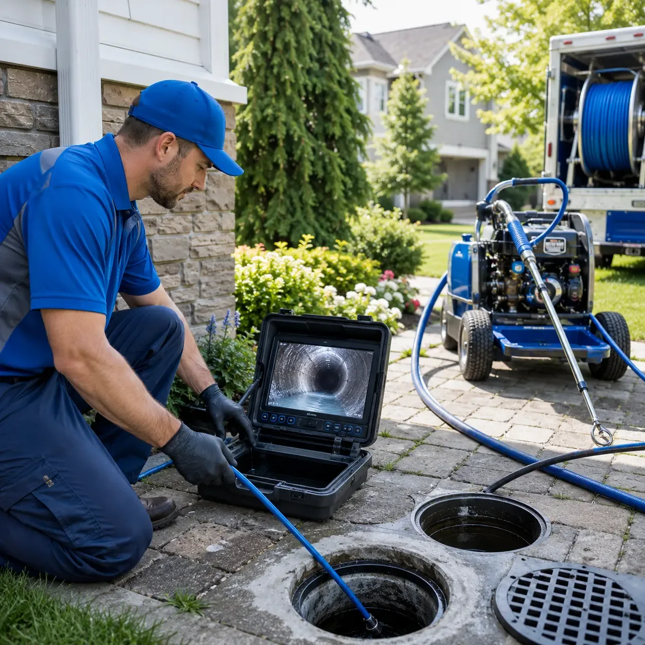 Outdoor drain cleaning professionals serving Simpson, LA